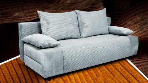 Sofa sztruksowa – modne tkaniny 2024